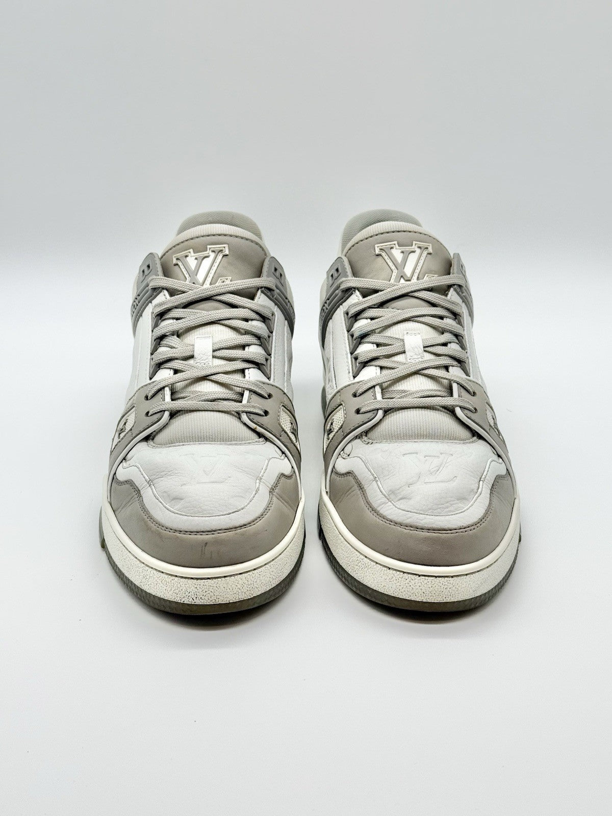 Size 10 - Louis Vuitton Trainer White Grey
