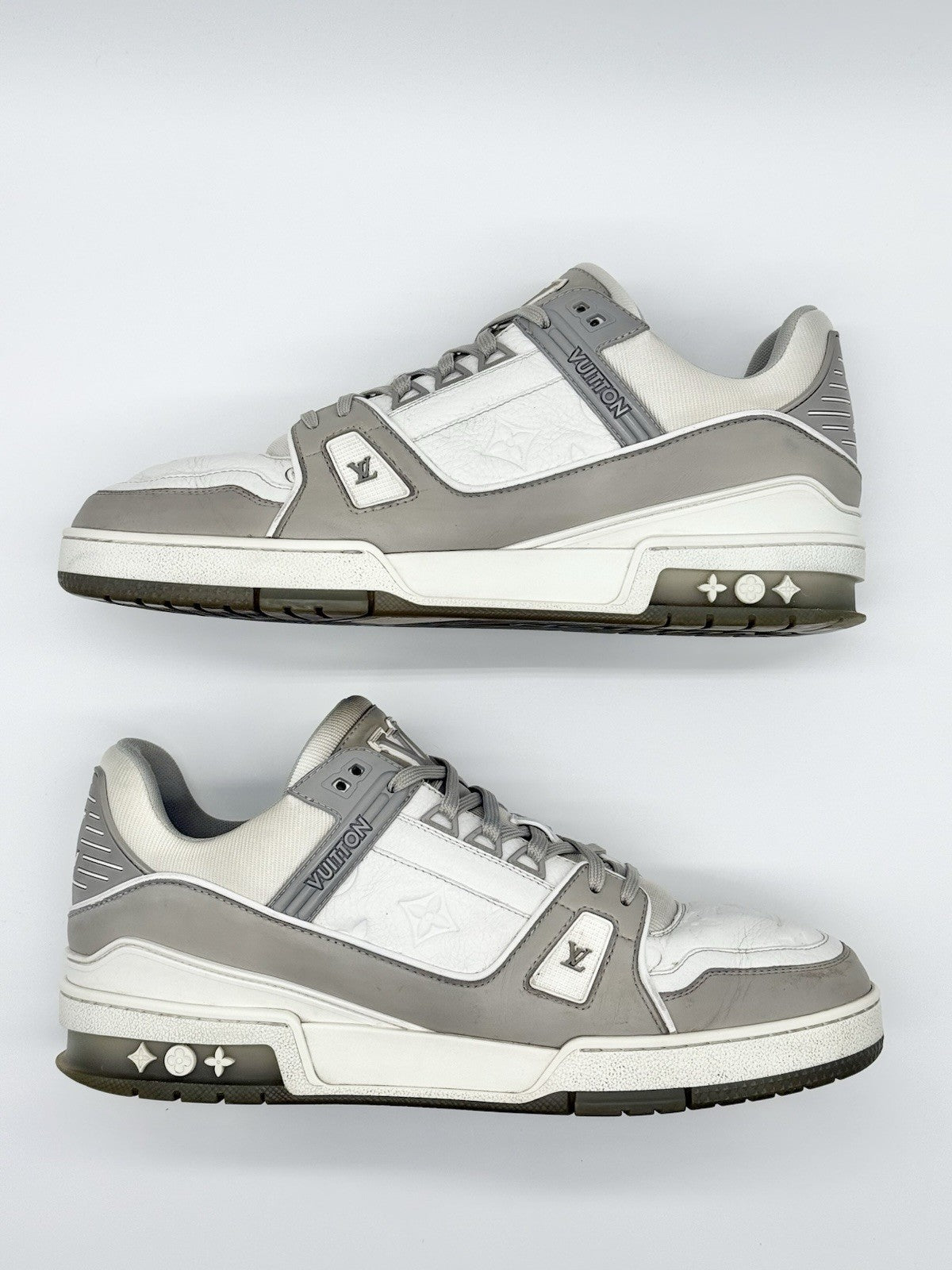 Size 10 - Louis Vuitton Trainer White Grey