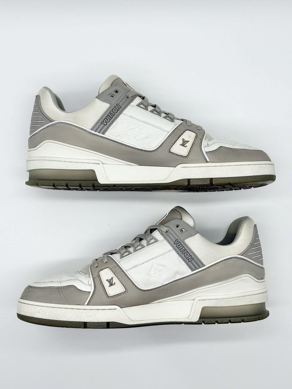 Size 10 - Louis Vuitton Trainer White Grey