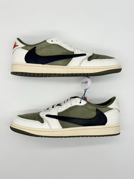 Size 10 - Travis Scott x Air Jordan 1 Retro OG SP Low Reverse Olive / Medium...