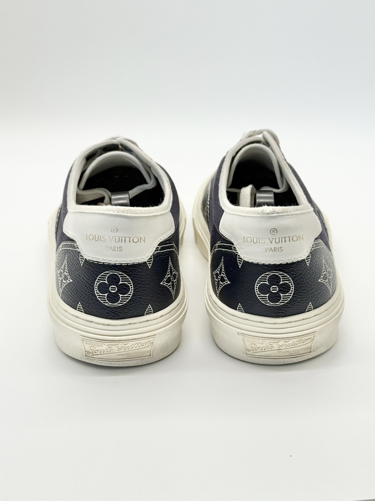 Size 9.5 - Louis Vuitton Monogram Trocadero Sneaker Low Blue White