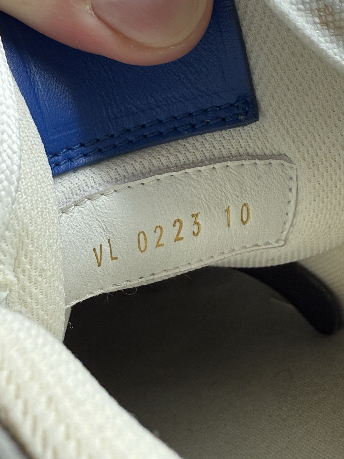 Size 11 - Louis Vuitton Trainer Low #54 Mini Monogram - Blue