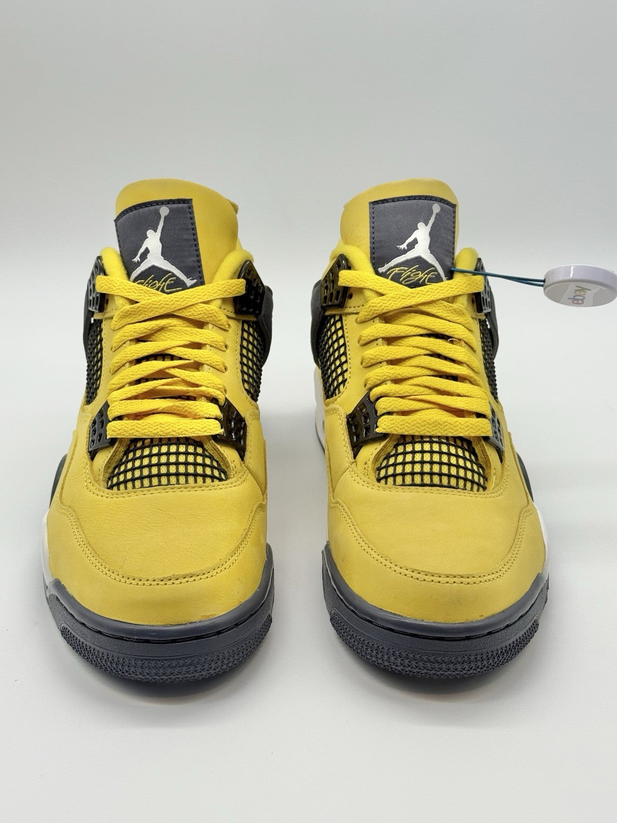 WORN ONCE - Size 9.5 - Jordan 4 Retro Mid Lightning