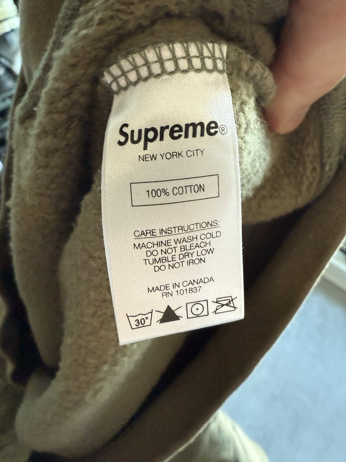 Supreme Hellhounds Dakkar Green Olive Hoodie Sweatshirt Pullover Size L Animals