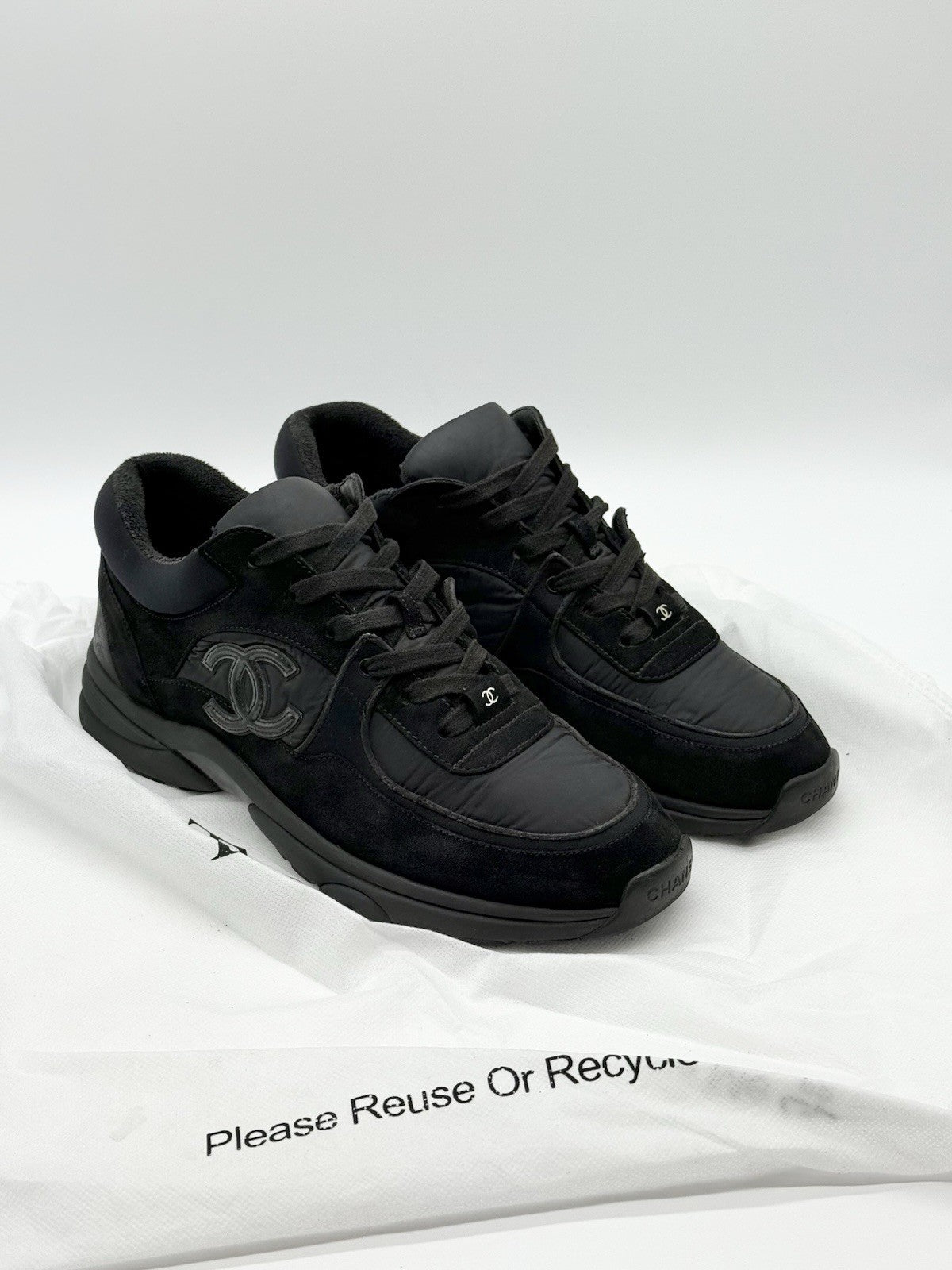 Size 7.5 - Chanel Sneaker Black Men