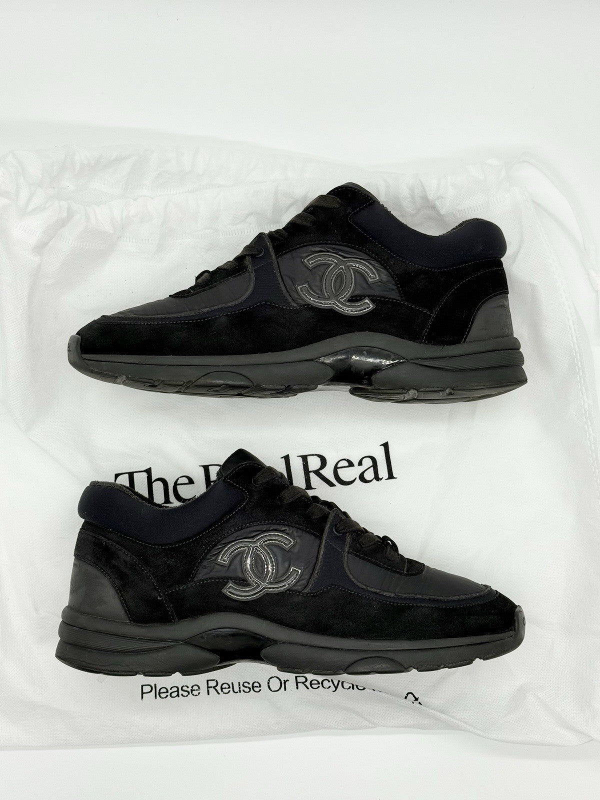 Size 7.5 - Chanel Sneaker Black Men