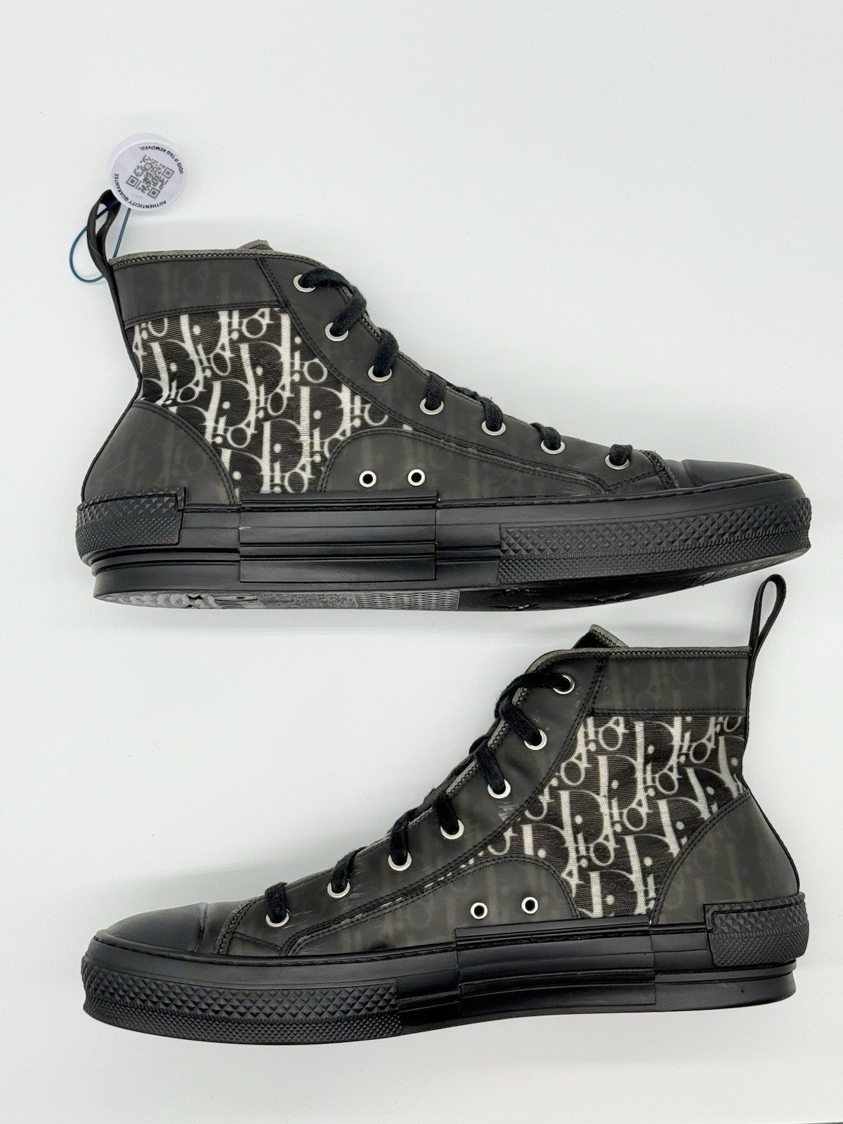 Size 12 - Dior B23 High Black Oblique