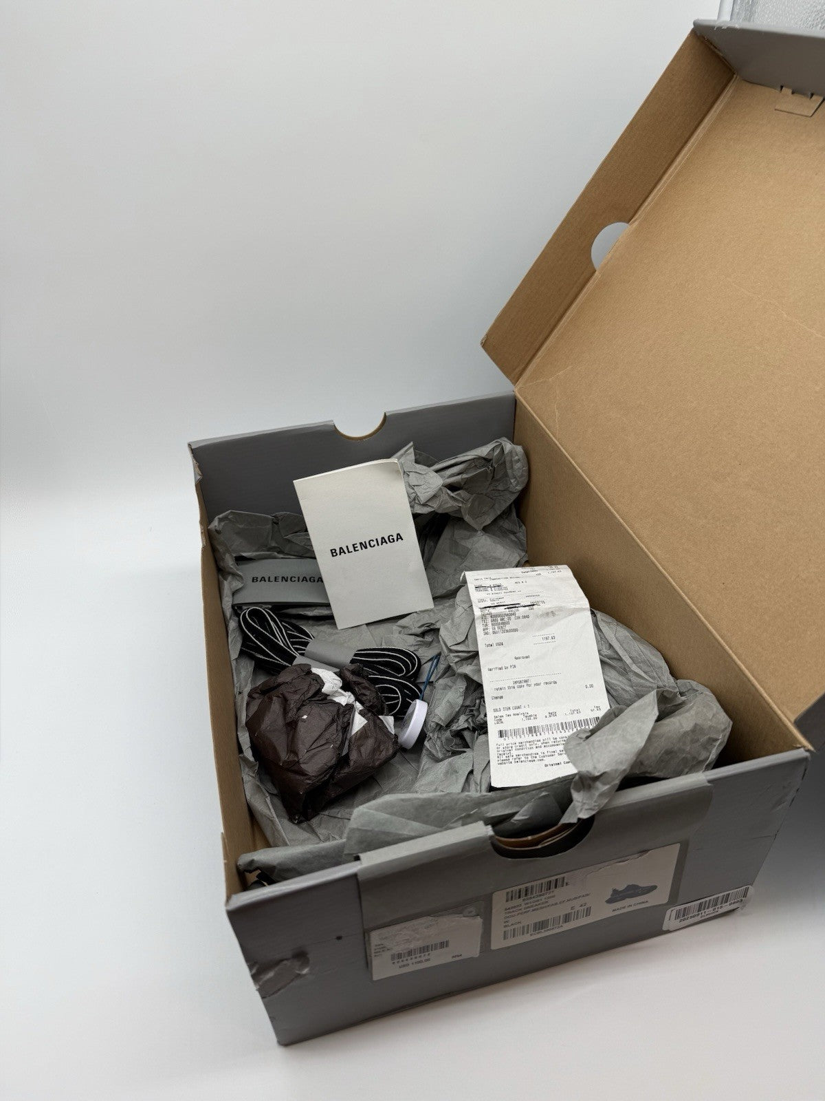 WORN ONCE Size 9 - Balenciaga Track Triple Black