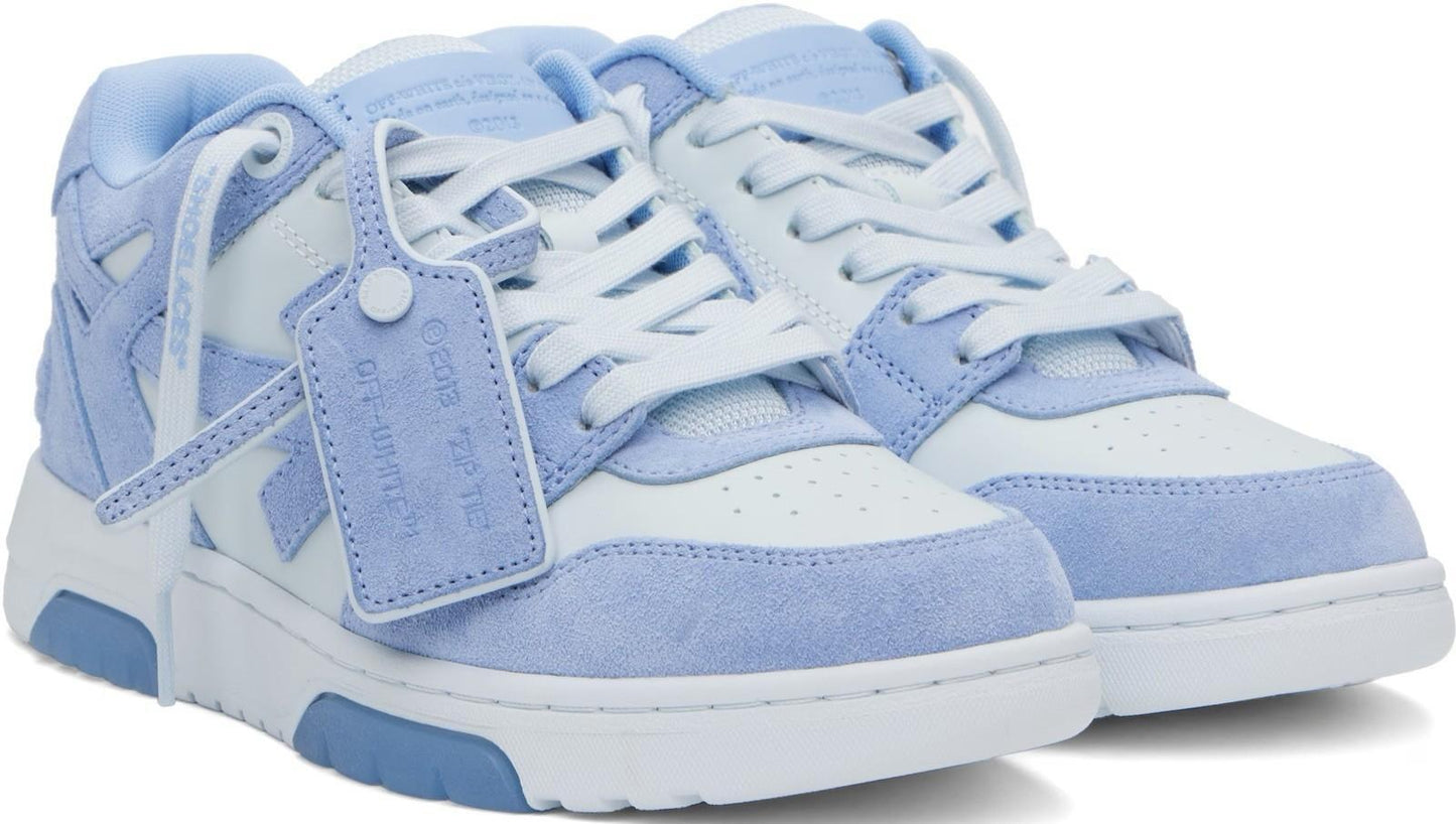 Size 12 - Off-White Out of Office White Light Blue Suede