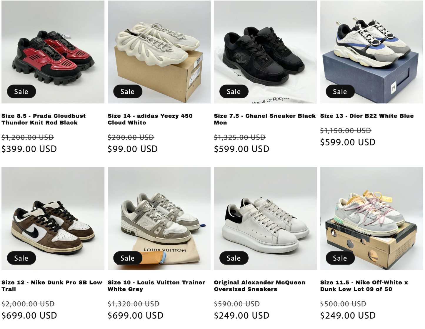 DESIGNER & HYPE Sneaker Mystery Box