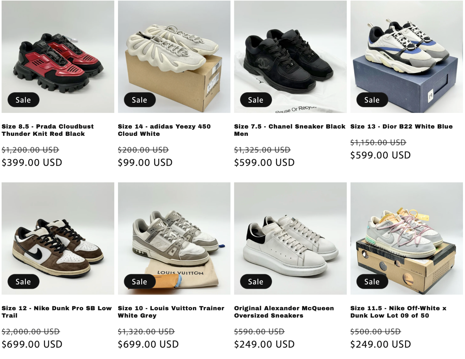 DESIGNER & HYPE Sneaker Mystery Box