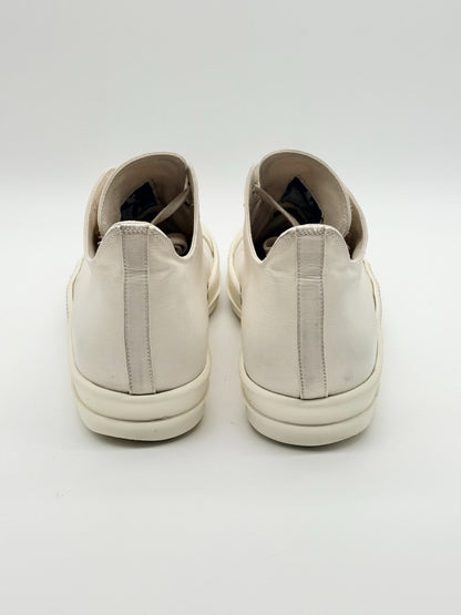 Size 11 - Rick Owens Low Ramones White