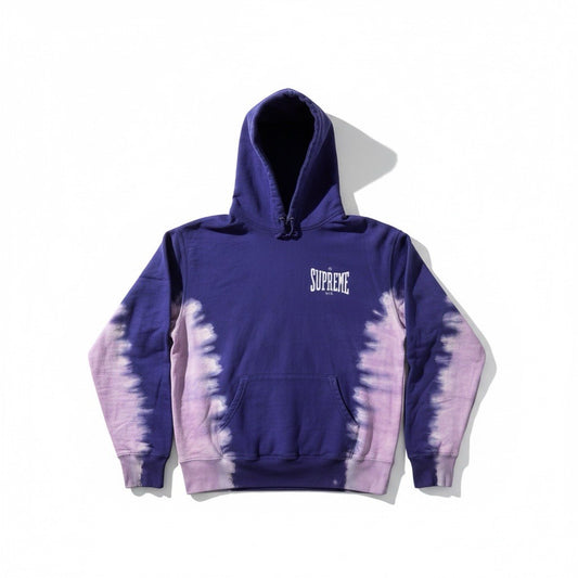 Supreme Hoodie Purple Medium Mens Tie Dye