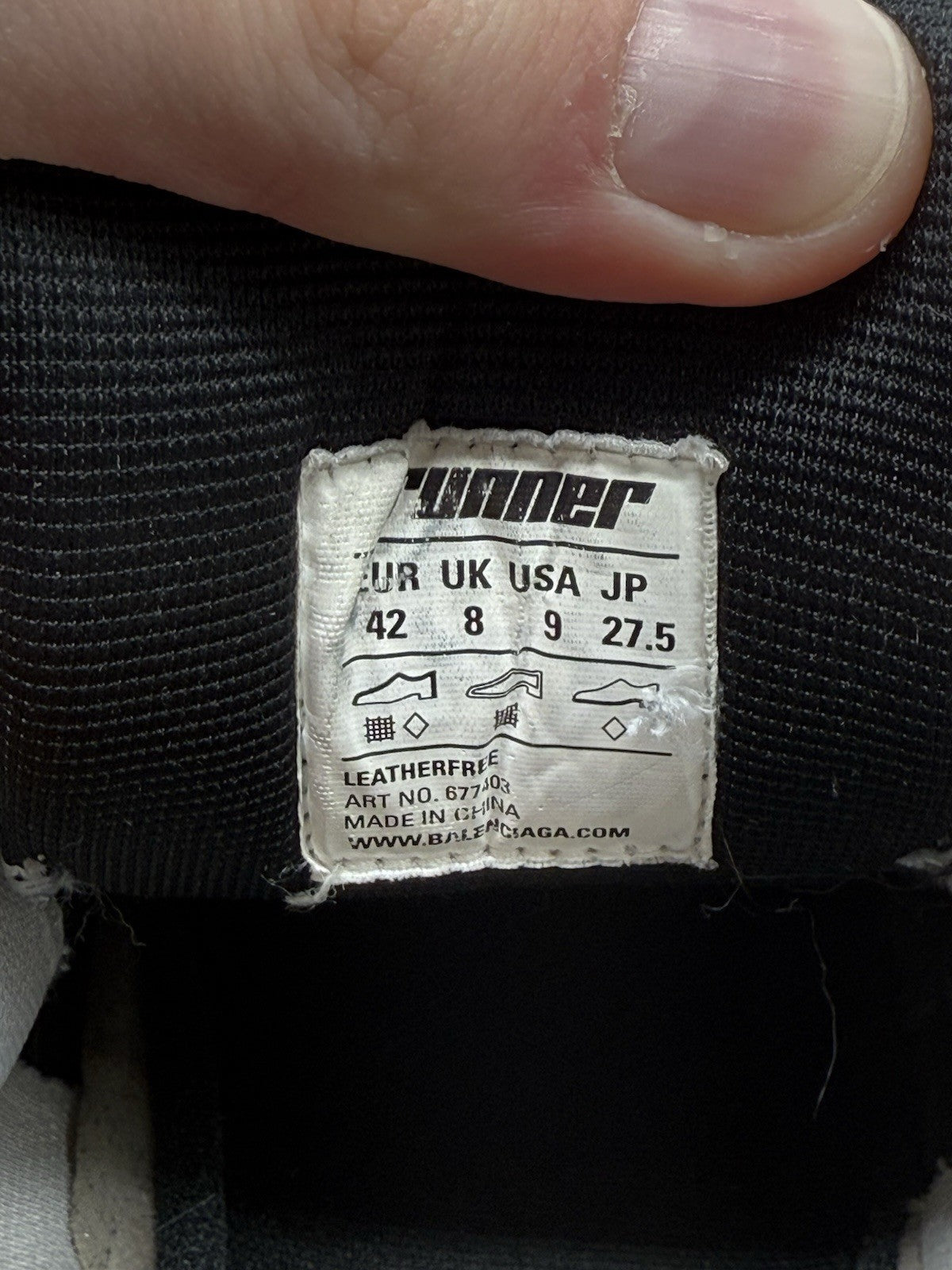 Size 9 - Balenciaga Runner Sneaker Multi-Color