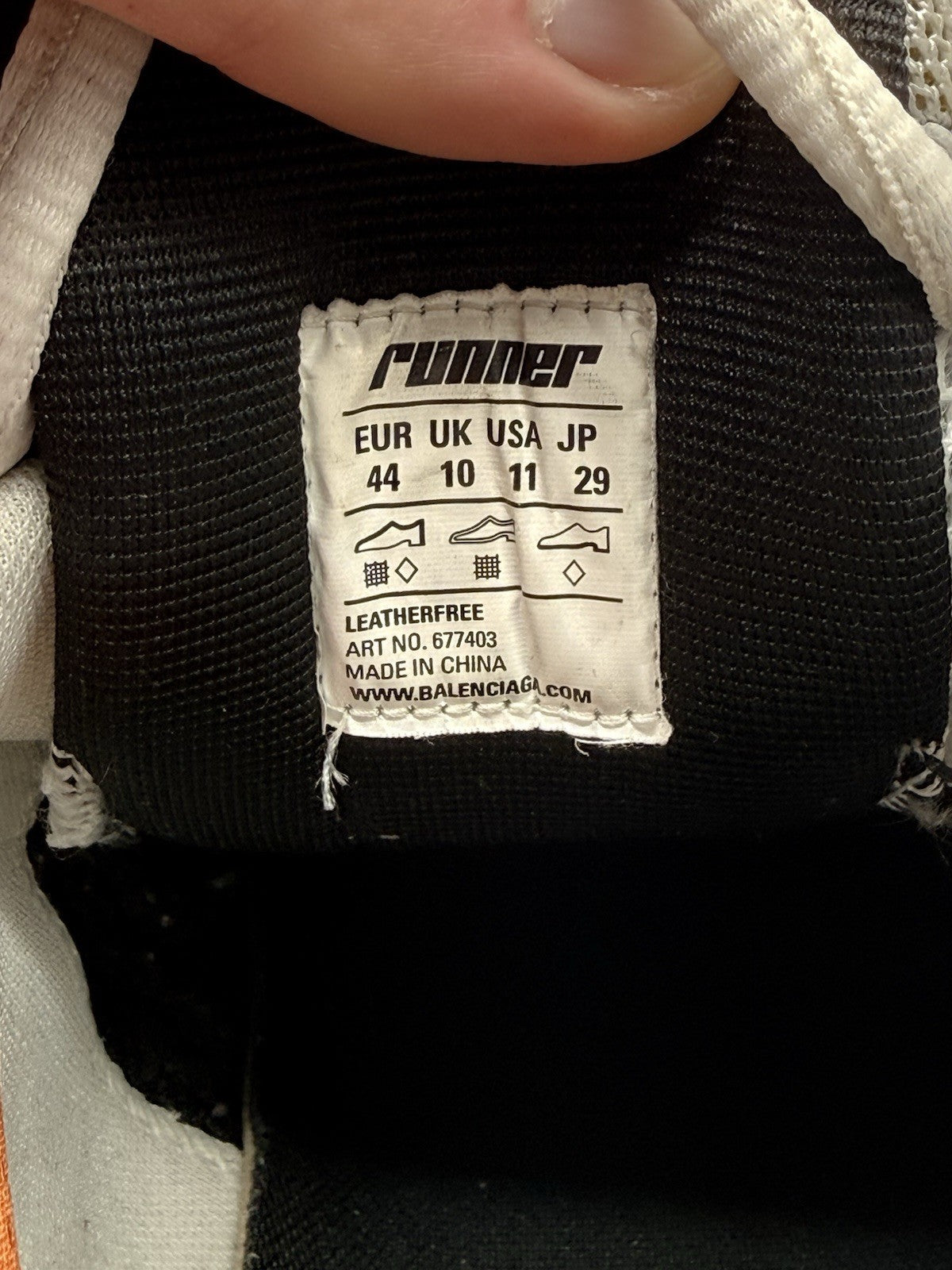 Size 11 - Balenciaga Runner Sneaker Multi-Color