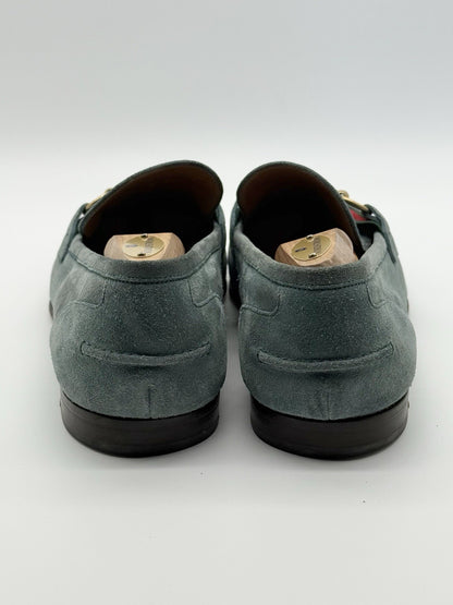 Gucci 1953 Horsebit Loafer - Blue Suede - size 12uk/13us