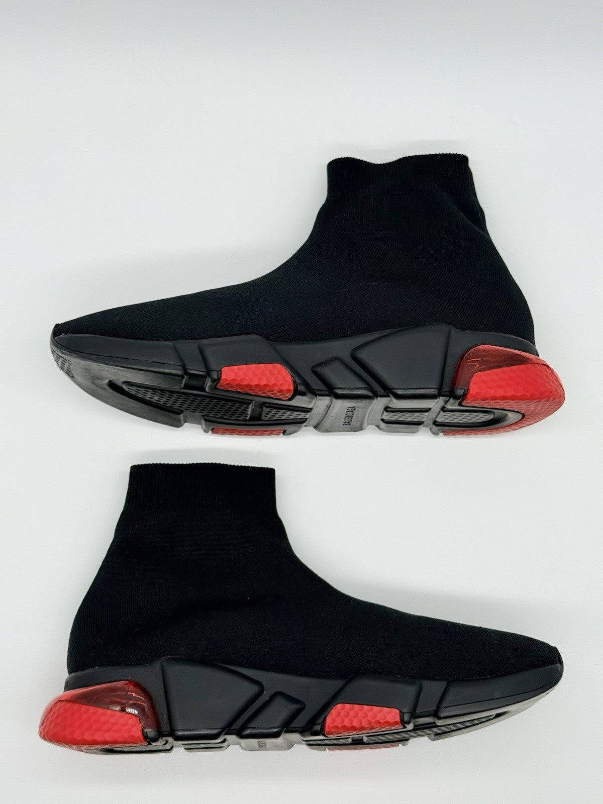 WORN ONCE Size 10 - Balenciaga Speed Trainer Black Red