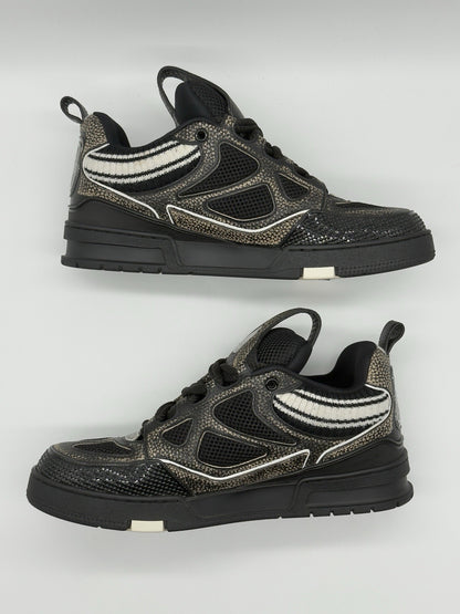 Size 10 - Louis Vuitton Skate Sneaker Black Gold