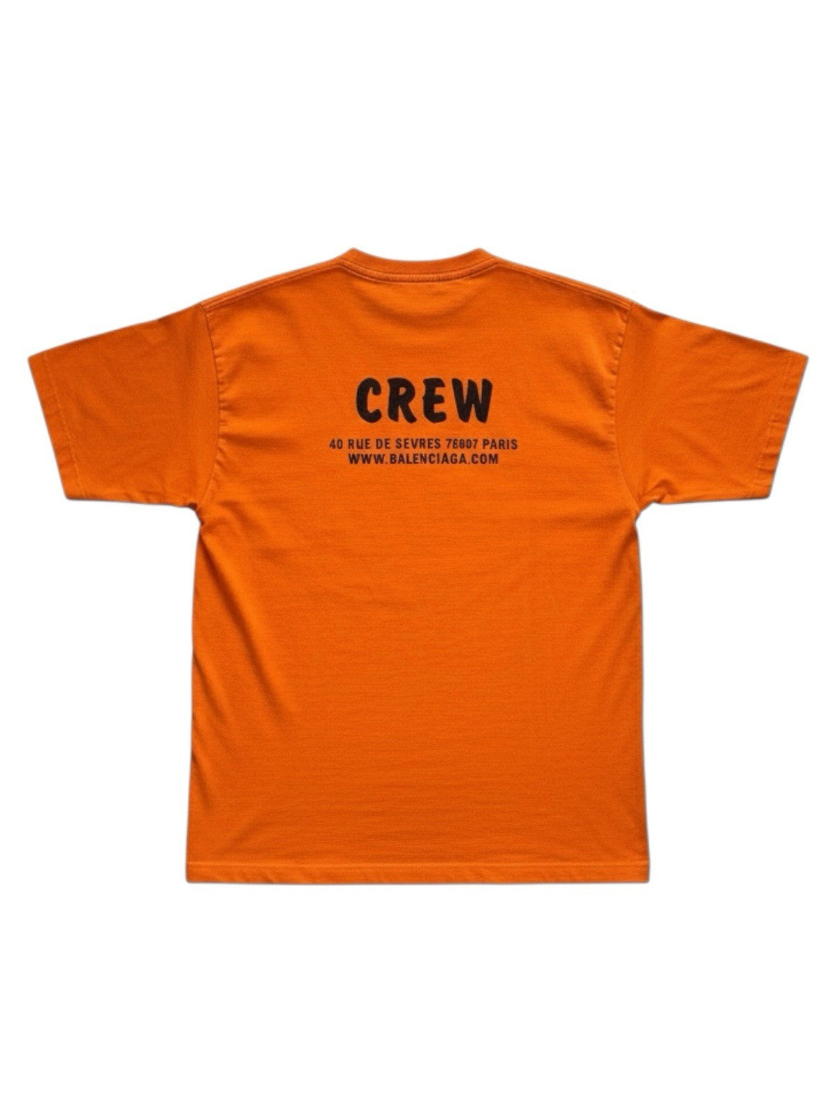 Size S - Balenciaga Crew T Shirt Orange