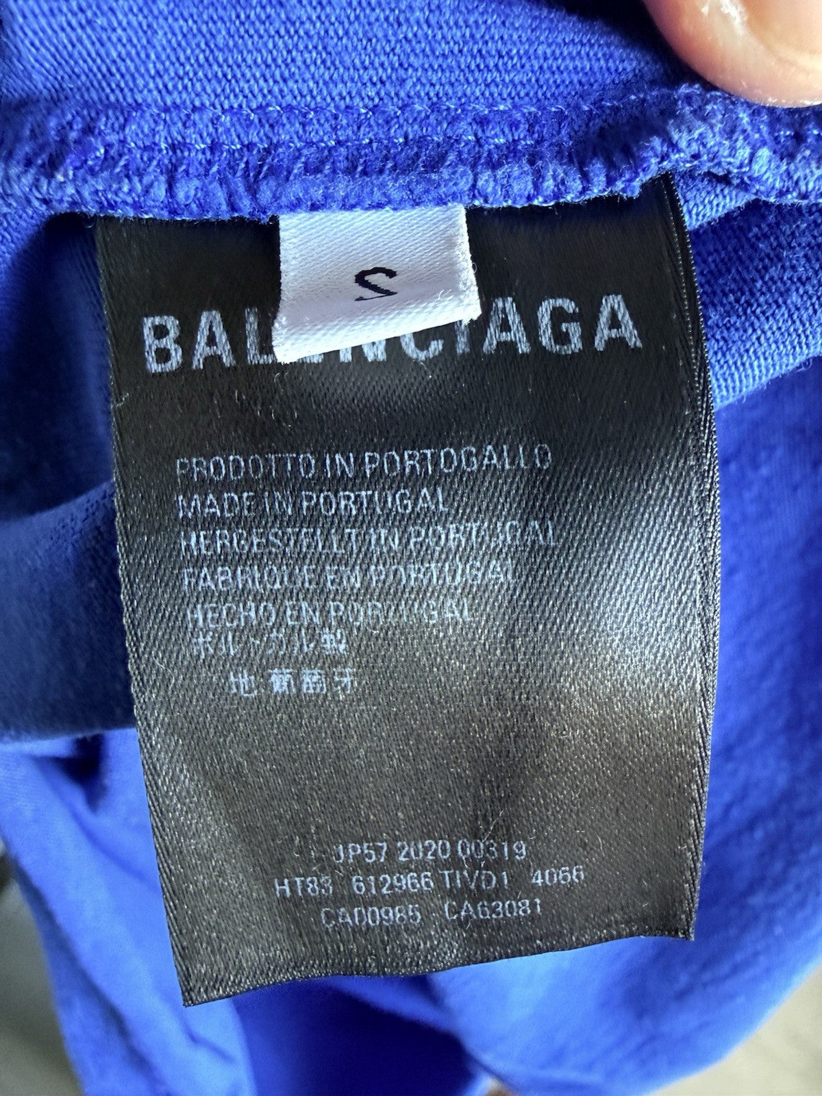 Balenciaga News BLNCG NEWS 24/7 T-SHIRT Blue S