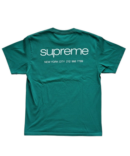 Supreme New York Green Tee Shirt Size M