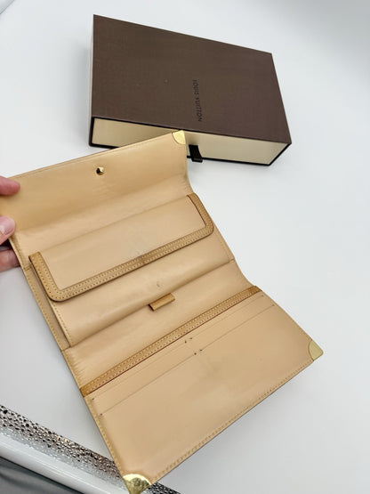 Louis Vuitton Multicolor International Trifold Wallet M92659 W/Box NS061666