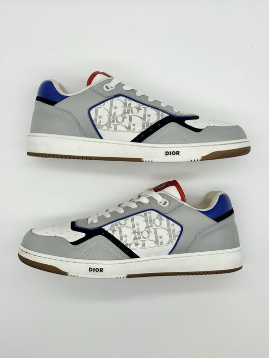 Size 12 - Dior B27 Low Dior Oblique Galaxy - Grey Blue Red