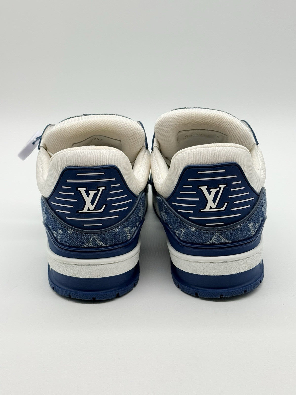 Size 9 - Louis Vuitton Trainer Blue Monogram Denim