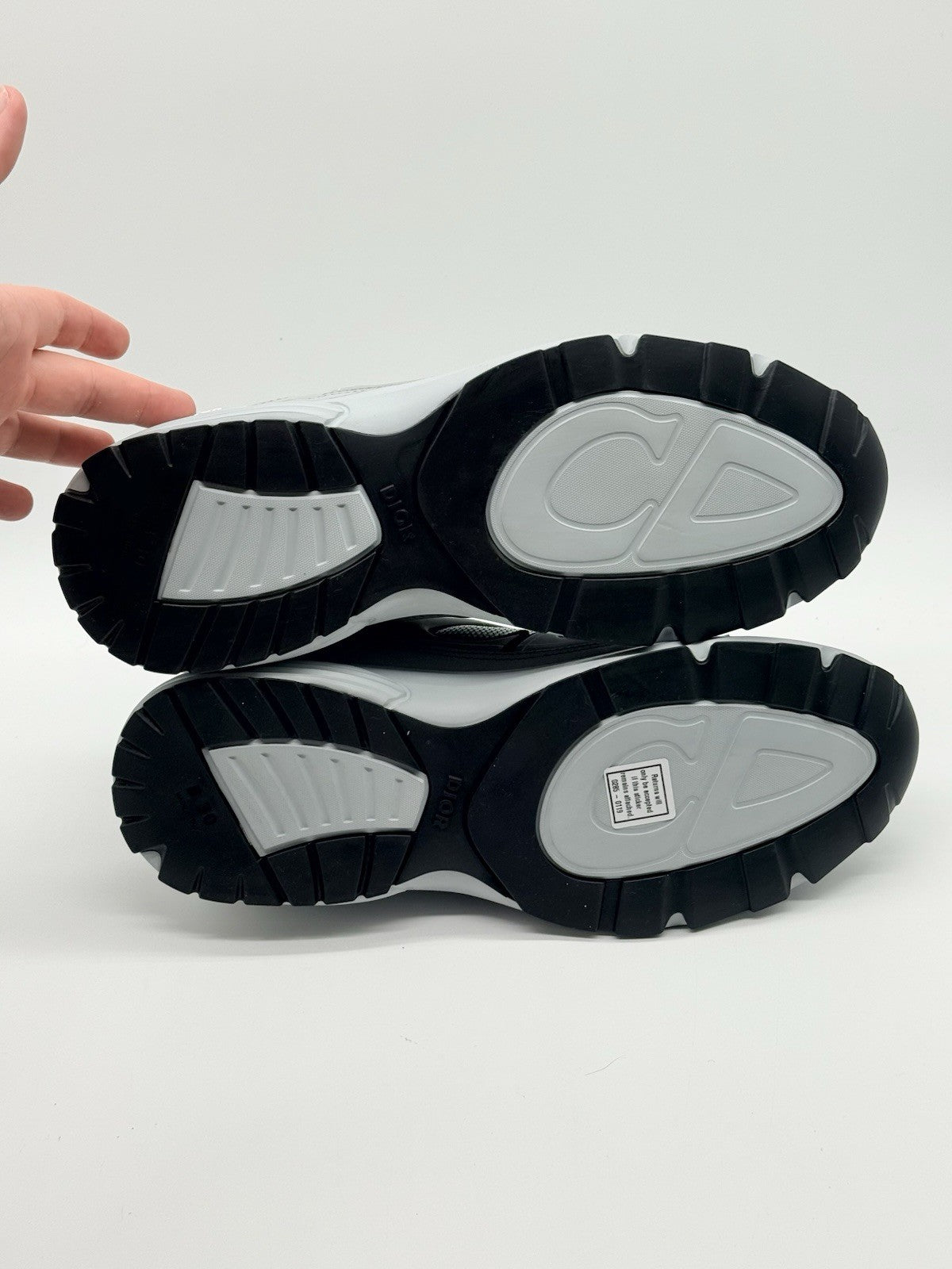 WORN ONCE Size 12 - Dior B30 Charcoal Light Grey
