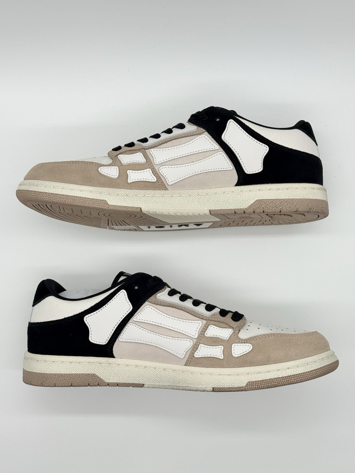BRAND NEW Size 14 - Amiri Skel Low-Top Black And Beige ($650 Retail)