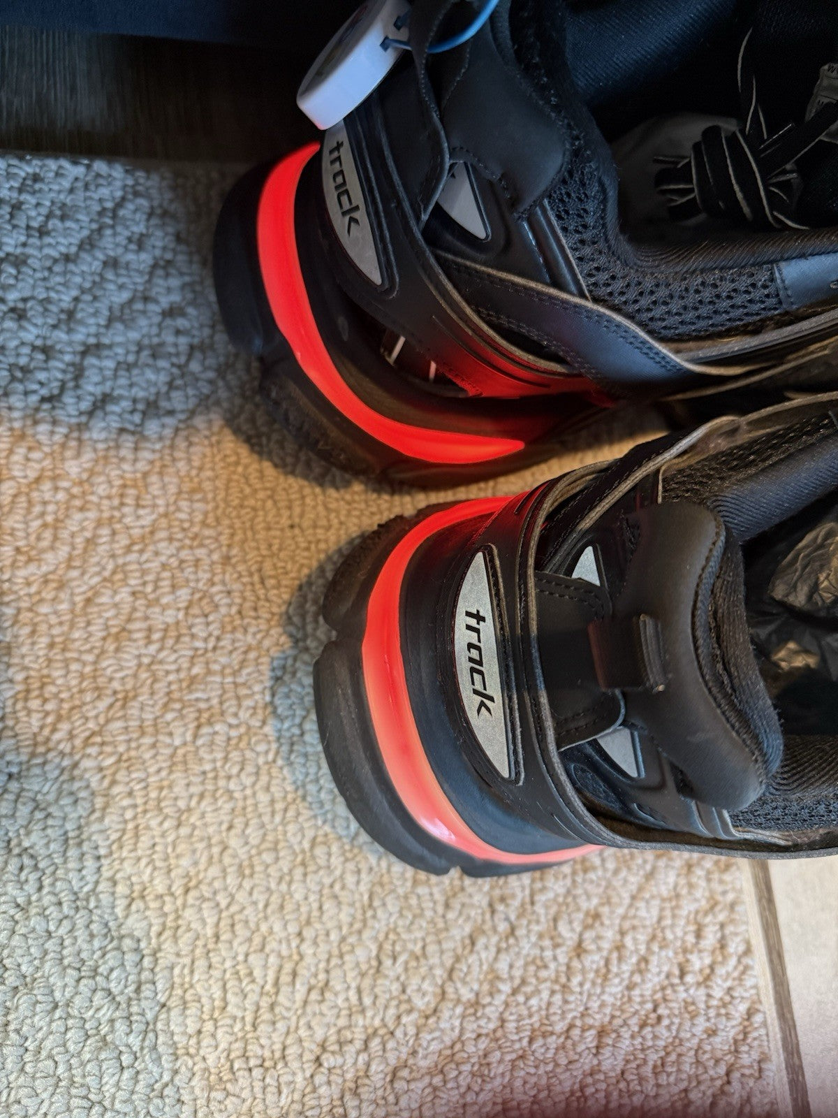 Size 10 - Balenciaga Track LED Sneaker Black