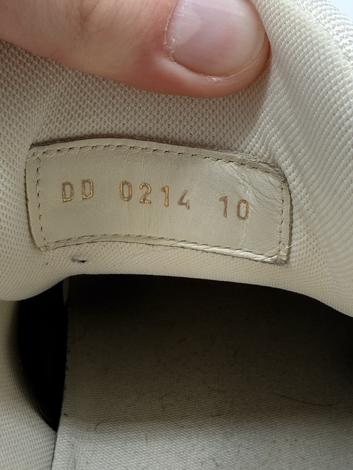 Size 11 - Louis Vuitton Trainer Low Monogram Cream Denim