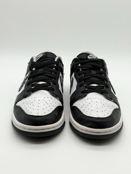 Size 10m(11.5w) - Nike Dunk Low Black Paisley