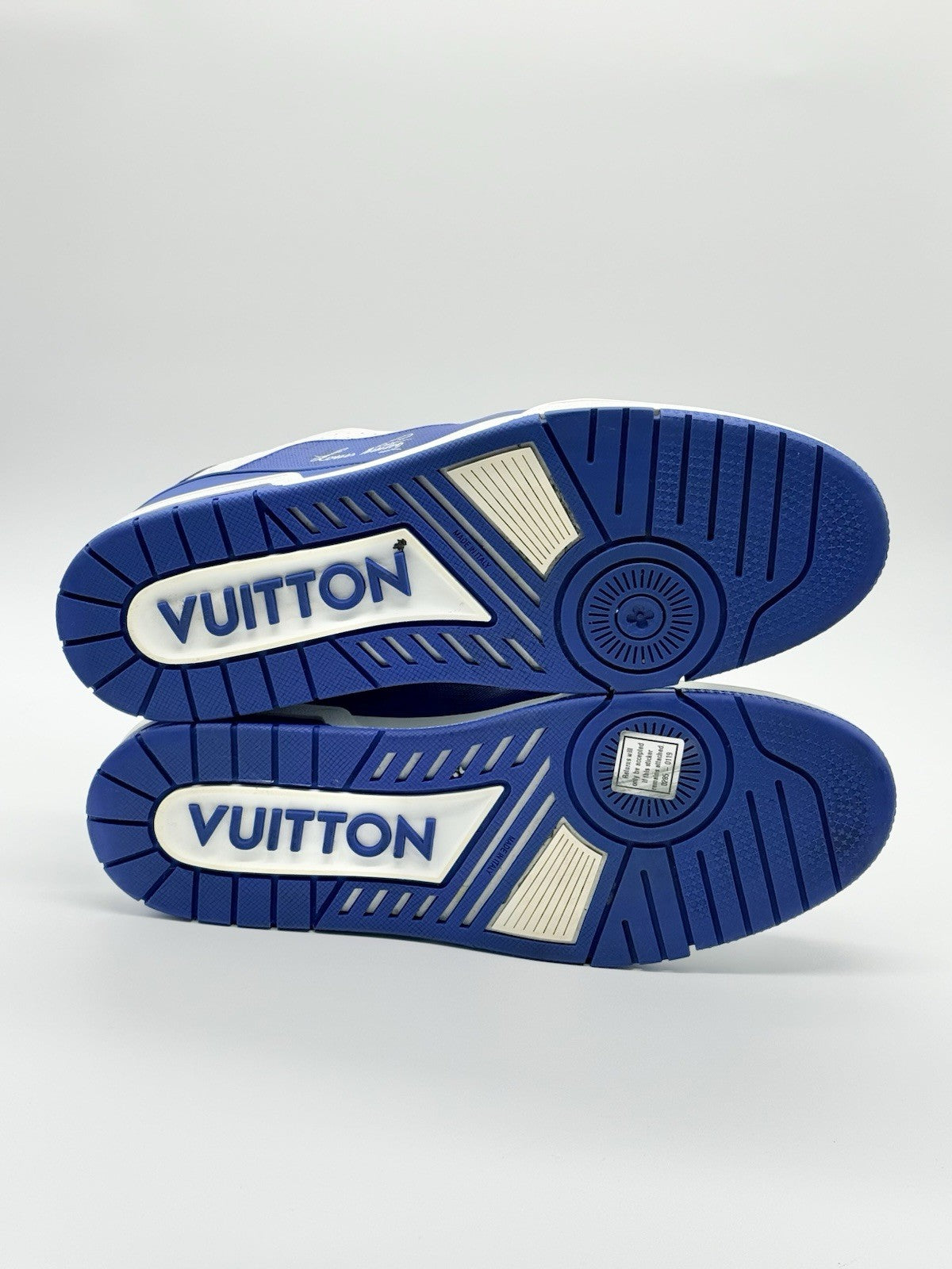 Size 12 - Louis Vuitton Trainer Low #54 Mini Monogram - Blue