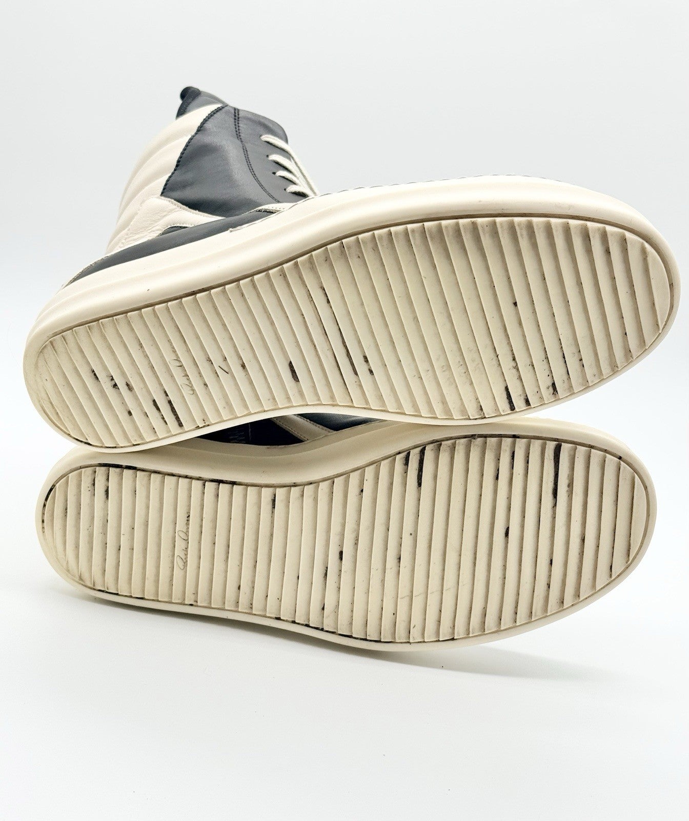 Size 10 - Rick Owens Geobasket High Black