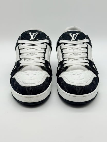Size 9 - Louis Vuitton Trainer Low Monogram Denim