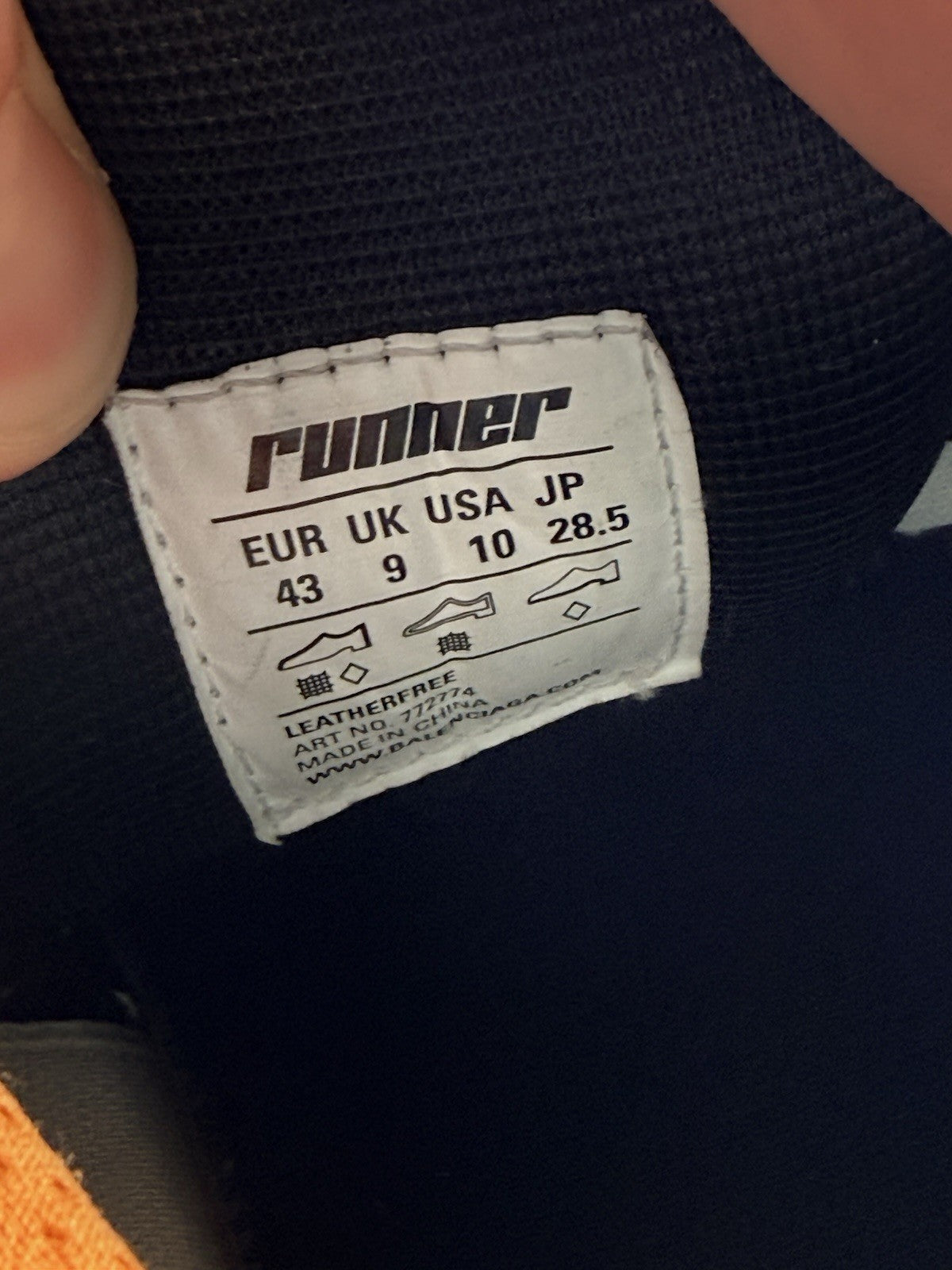 Size 10 - Balenciaga Runner Sneaker Multi-Color