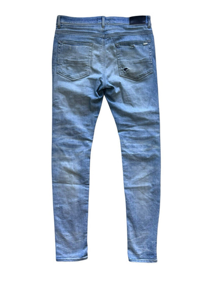 Amiri Ripped Blue Jeans Size 34 ($1295 Retail)