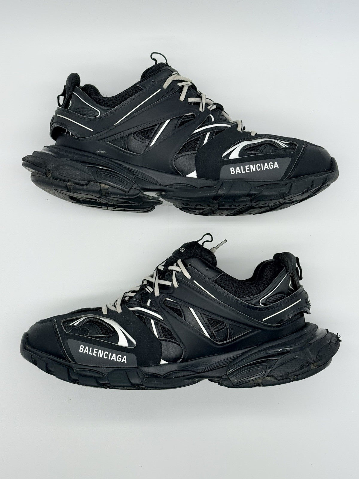 Size 10 - Balenciaga Track Sneaker Black White