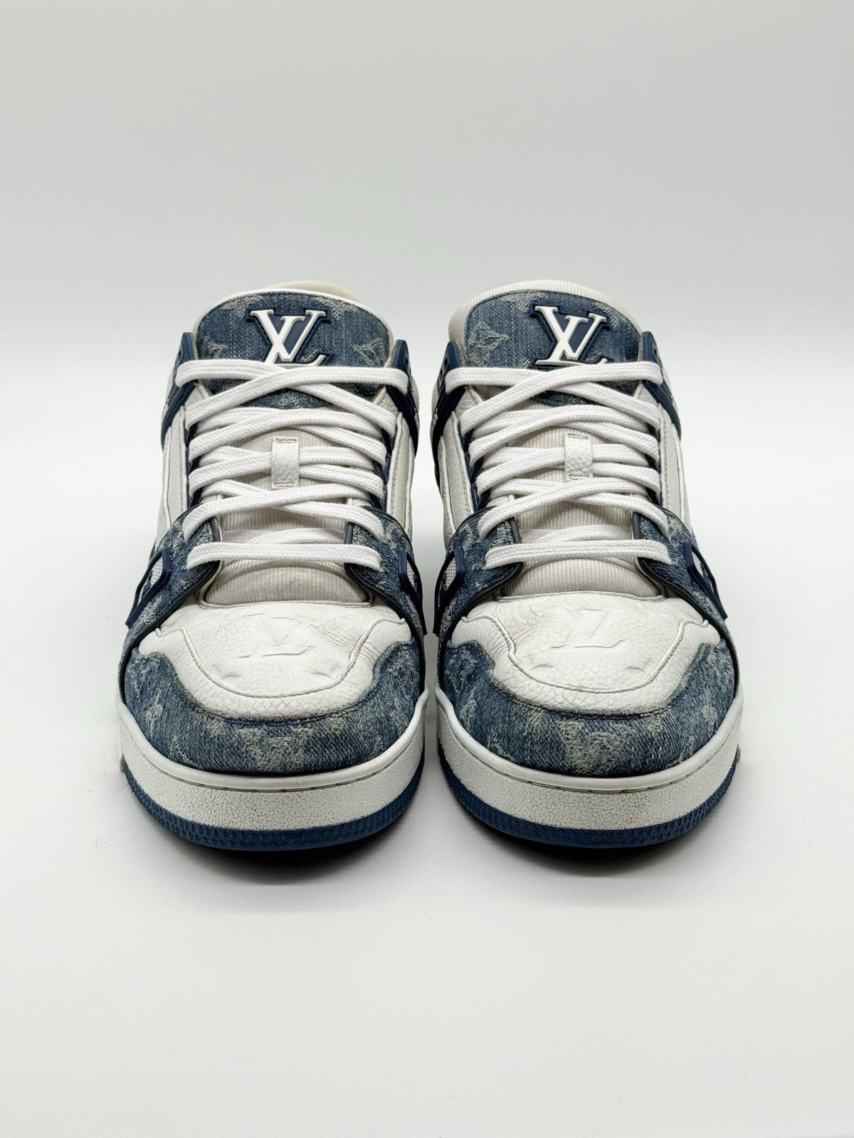 Size 11 - Louis Vuitton Trainer Low Monogram Denim
