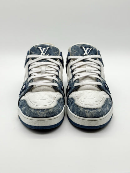 Size 11 - Louis Vuitton Trainer Low Monogram Denim