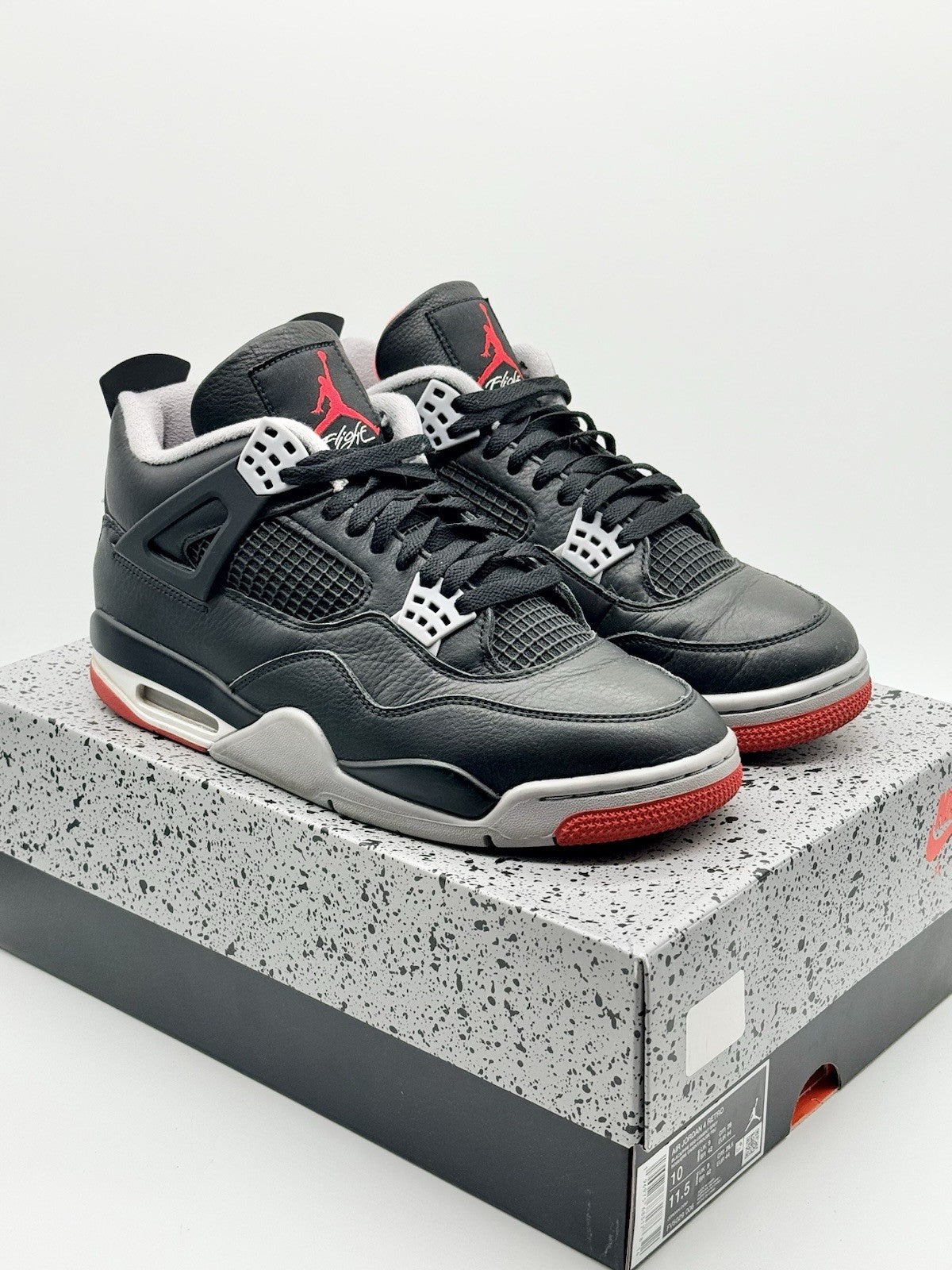 Size 10 - Air Jordan 4 Retro Bred Reimagined