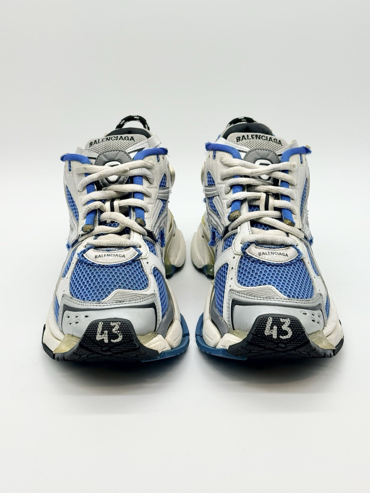 Size 10 - Balenciaga Race Runner Blue