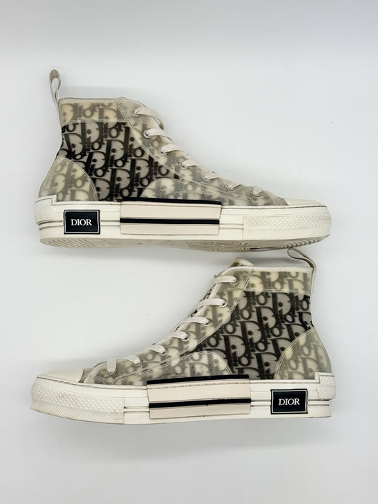 Size 10 - Dior B23 High Dior Oblique White