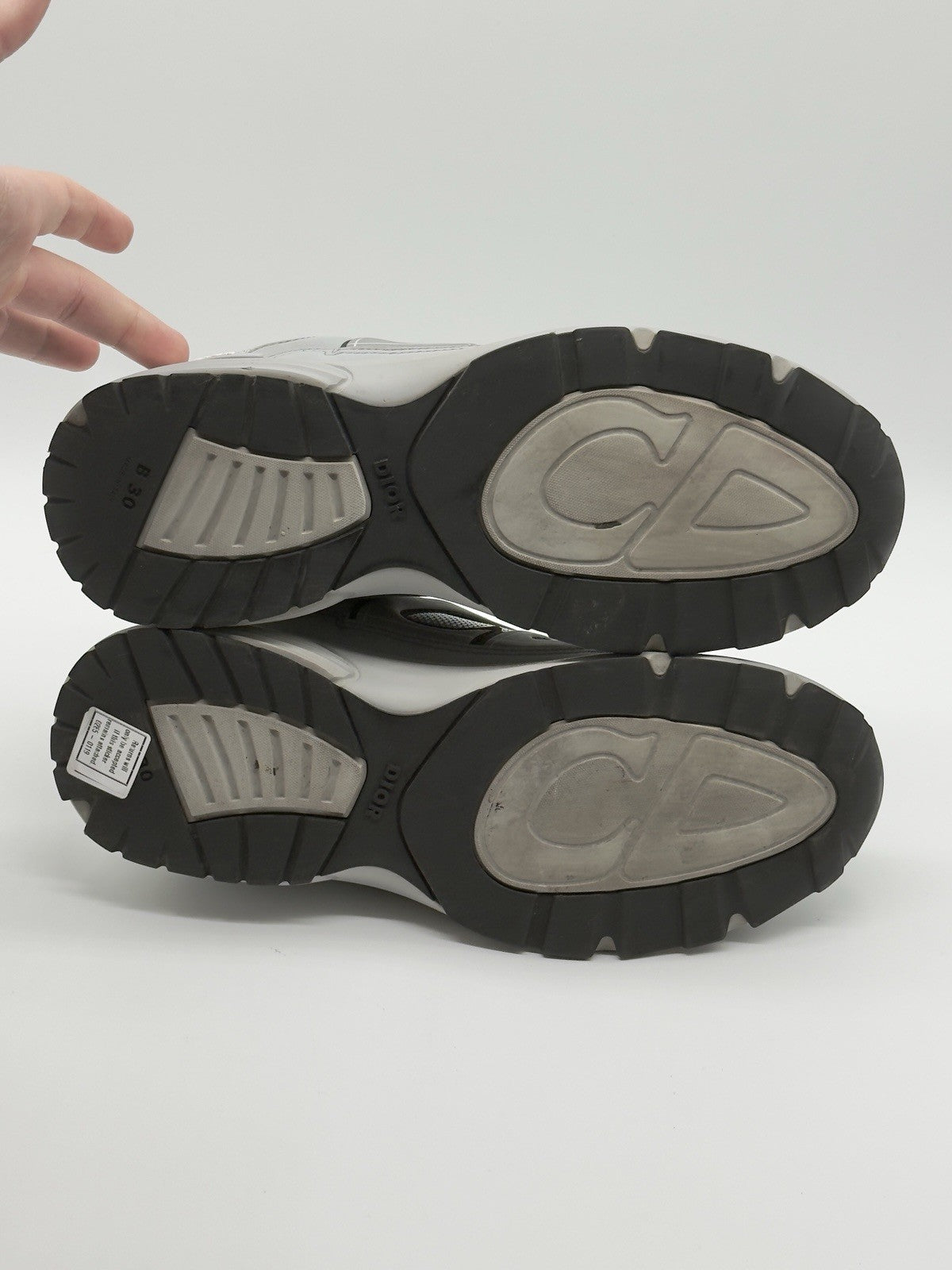 Size 10.5 - Dior B30 Charcoal Light Grey