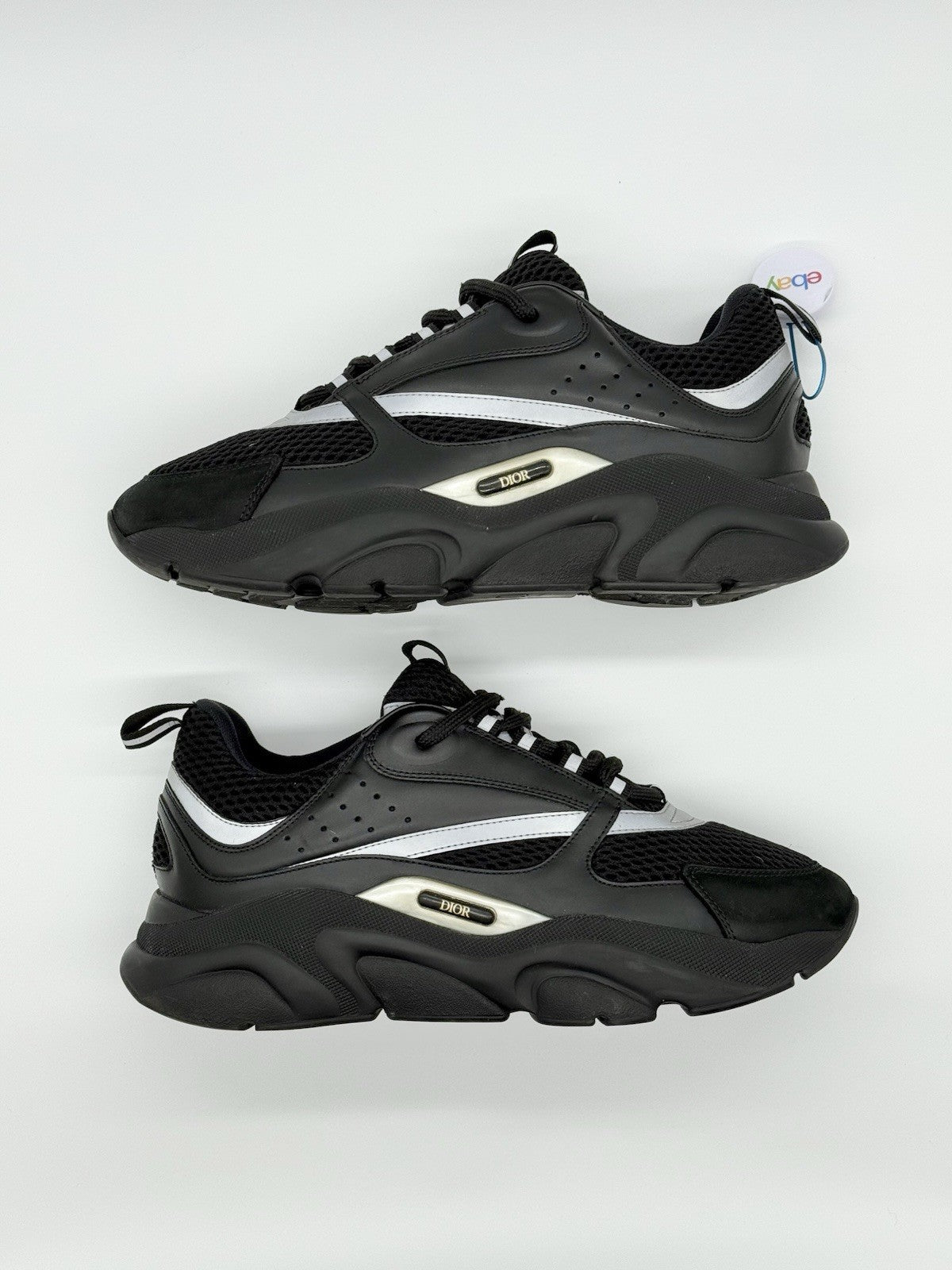 Size 8 - Dior B22 Black Reflective