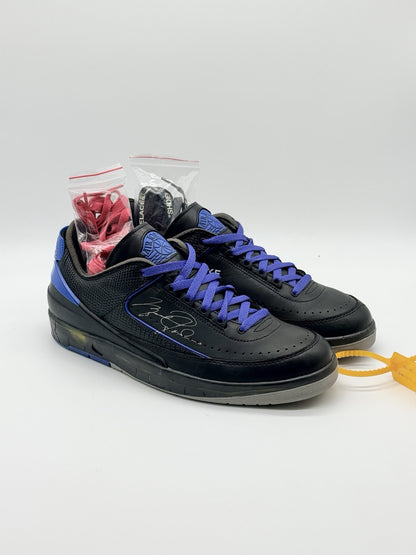 Size 11 - Off-White x Air Jordan 2 Retro SP Low Black Varsity Royal