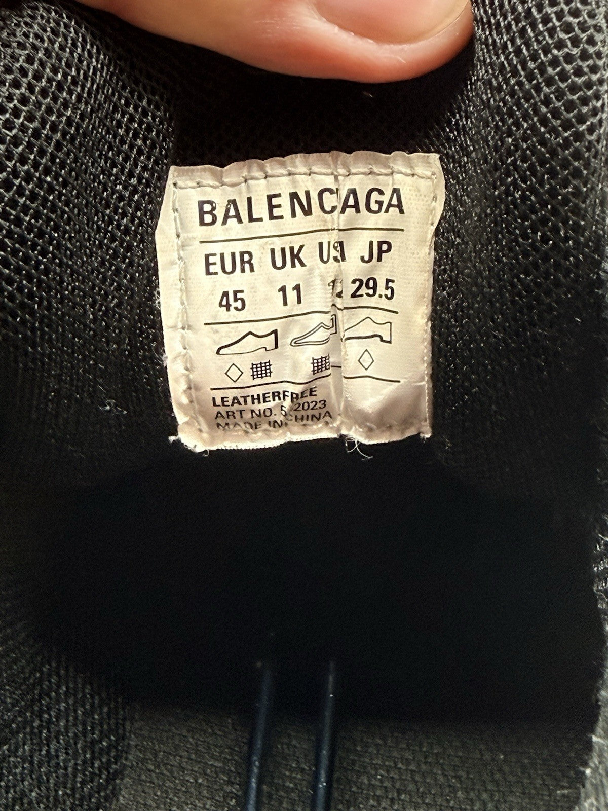Size 12 - Balenciaga Track Triple Black