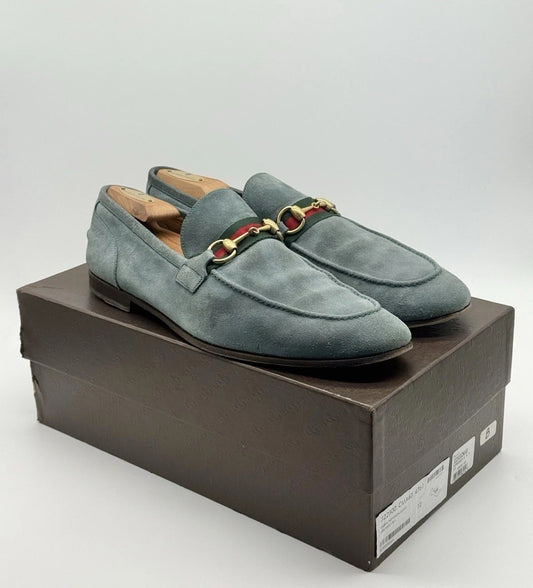 Gucci 1953 Horsebit Loafer - Blue Suede - size 12uk/13us
