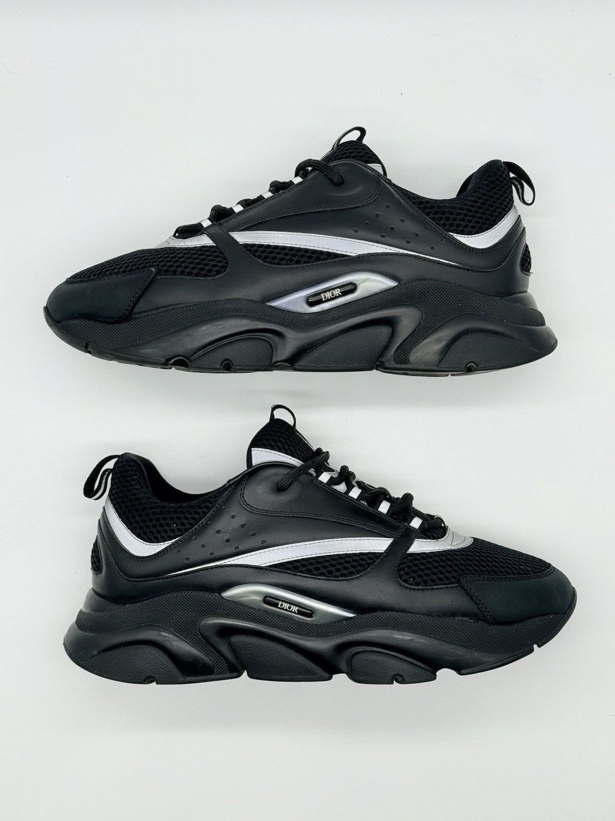 Size 10 - Dior B22 Black Reflective